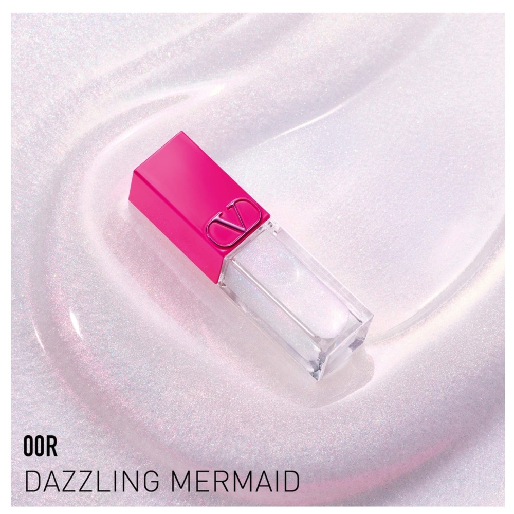 Valentino Puffer Complex Lip Plumper Gloss 00R Dazzling Mermaid (3.9 ML) - Picture 4 of 11